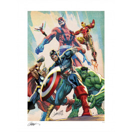 Marvel Art Print The Avengers 46 x 61 cm - nezarámovaný